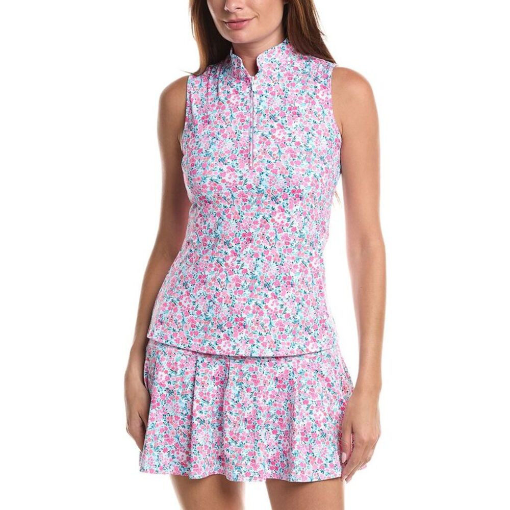 Gottex Womens Binding Printed Top, Pink